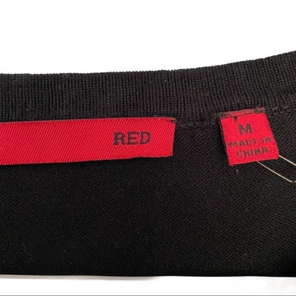 Chain trimmed cartigan in black 3/4 sleeve M VEUC - Picture 9 of 9